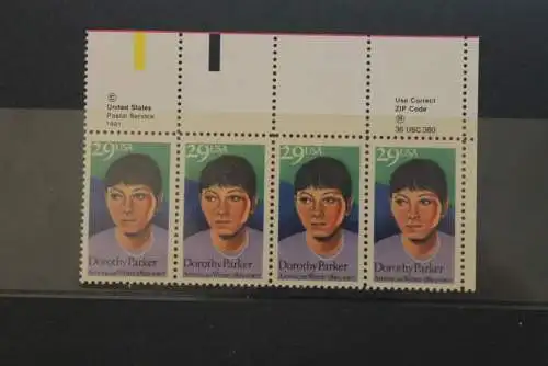 U.S.A. 1992; Dorothy Parker; MiNr 2312, MNH