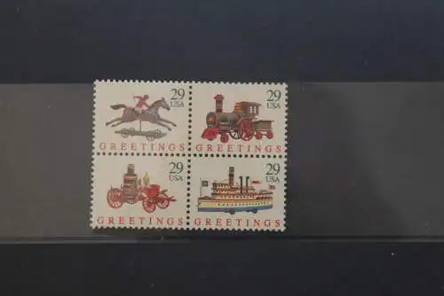 U.S.A. 1992; Weihnachten; MiNr 2329-32; ZD, MNH