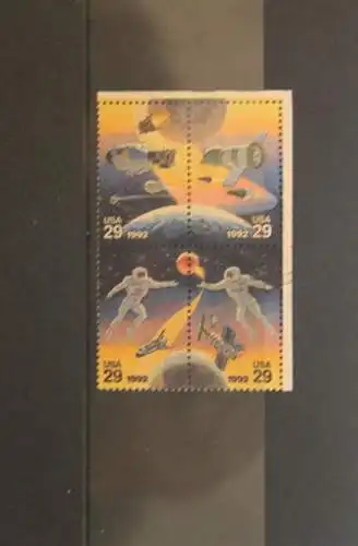 U.S.A. 1992; Weltraumunternehmungen U.S.A. - UdSSR; MiNr 2235-38; ZD, MNH