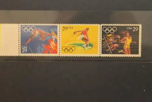 U.S.A. 1991; Olympische Sommerspiele 1992 Barcalona; MiNr 2155-57; MNH