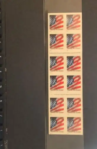 Markenheft Flagg, Flagge "United We Stand"  2002, 34 C; MiNr 0-250; MNH