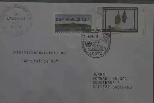 Osnabrück Briefmarkenausstellung "Cites Westfalica '98"