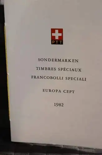 Schweiz, Ersttagsheft, Sammelheft Nr. 188, ESST,  Europa - CEPT 1982, ESST