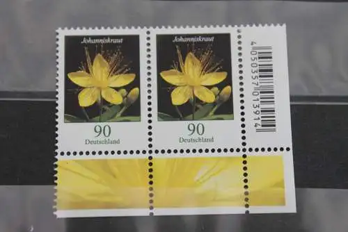 BRD; Freimarken: Blumen; 90 C; Johanniskraut; Waagerechtes Paar; MNH; MiNr. 3304