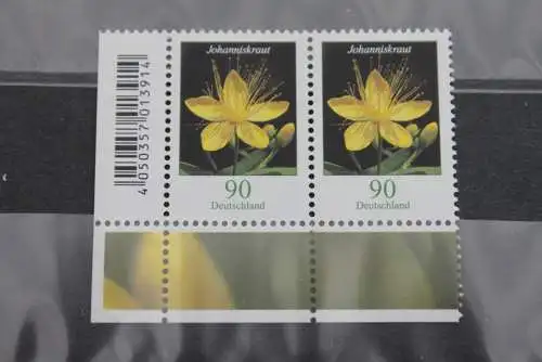 BRD; Freimarken: Blumen; 90 C; Johanniskraut; Waagerechtes Paar; MNH; MiNr. 3304