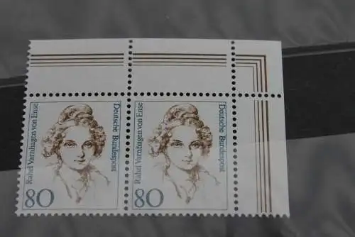 Deutschland 1994, Freimarke: Frauen der deutschen Geschichte 80 Pf., waagerechtes Paar,  Eckrand, MiNr 1755, MNH