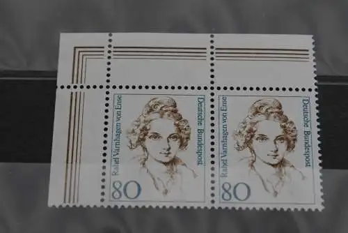 Deutschland 1994, Freimarke: Frauen der deutschen Geschichte 80 Pf., waagerechtes Paar,  Eckrand, MiNr 1755, MNH