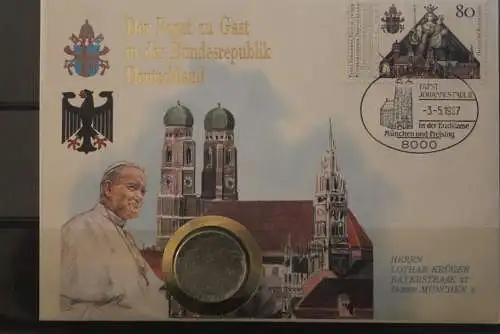 Papst Johannes Paul II.; Numisbrief; Johannes Paul II. in der Erzdiözese München und Freising 1987