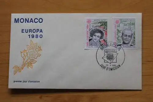 Monaco 1980, Europa - CEPT,  MiNr 1421-22, FDC