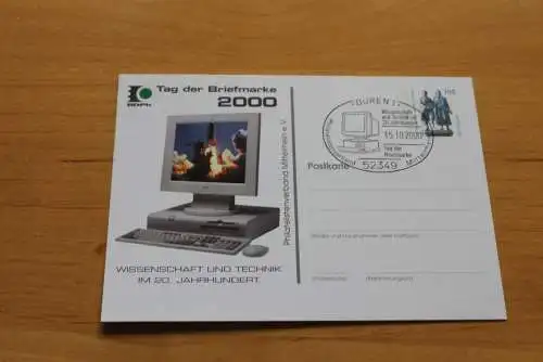 Deutschland;  Tag der Briefmarke 2000 Düren