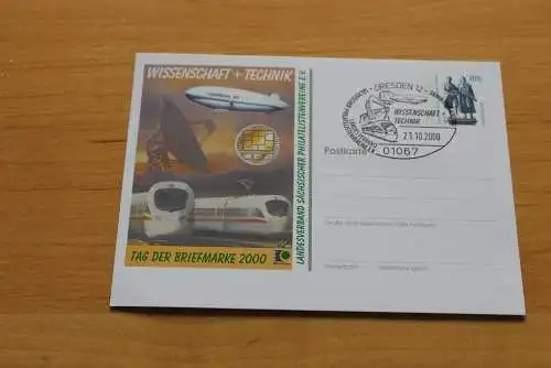 Deutschland; Zeppelin NT; Tag der Briefmarke 2000 Dresden