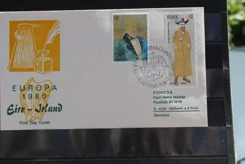 Irland 1980, Europa CEPT, MiNr  417-18,  FDC