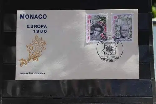 Monaco 1980, Europa - CEPT,  MiNr 1421-22, FDC