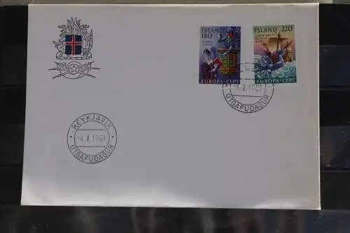 Island 1981, Europa - CEPT,  MiNr 565-66, FDC