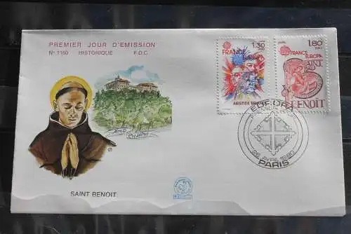 Frankreich 1980 Europa CEPT, MiNr 2202-03, FDC