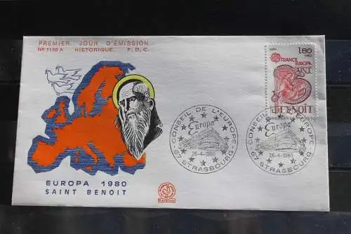 Frankreich 1980 Europa CEPT, MiNr 2202-03, FDC