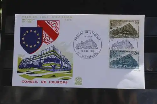 Frankreich  1980 Dienstmarken für den Europarat, MiNr 25-26