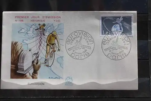 Frankreich 1980, Eurovision, MiNr 2191 auf FDC