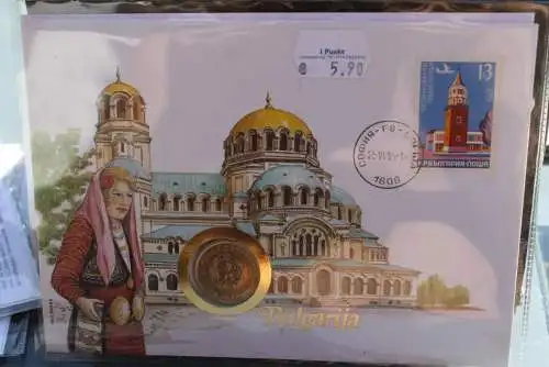 Numisbrief: Bulgarien, mit Beiblatt - Legende