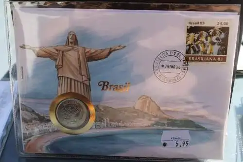 Numisbrief: Brasilien, mit Beiblatt - Legende