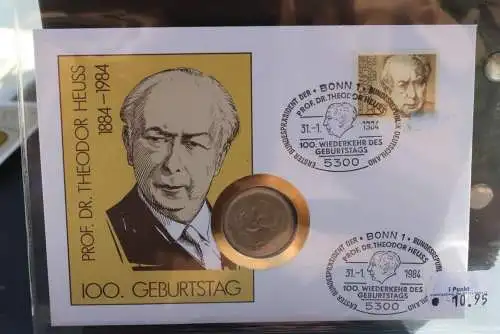 Numisbrief: Deutschland: 100. Geburtstag Theodor Heuss