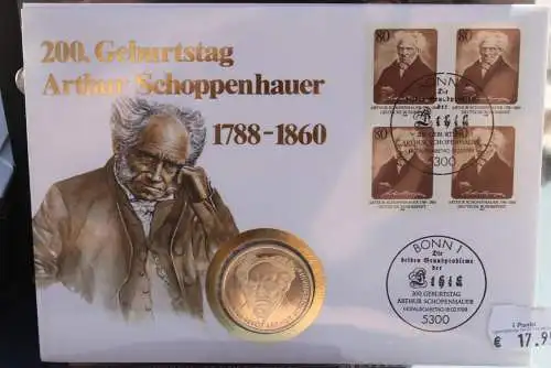 Numisbrief: Deutschland: Arthur Schopenhauer, 1988