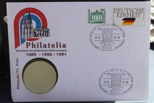 Numisbrief: Deutschland: Philatelia '91 Köln