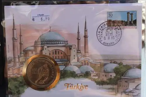 Numisbrief: Türkei, mit Einleger - Legende