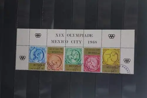 Isle of Pabay; XIX Olympische Spiele Mexico City 1968 1965, 5 Werte,  Zusammendruck, gezähnt, Oberrand, EST; lesen