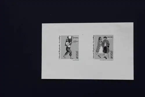 DDR 1984, Schwarzdruck Nationale Briefmarkemausstellung Halle, MiNr 2882-83