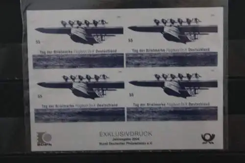 Deutschland 2004, Schwarzdruck Tag der Briefmarke, MiNr 2428