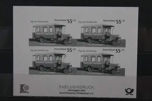 Deutschland 2005, Schwarzdruck Tag der Briefmarke, MiNr 2456