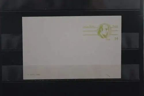 USA, Ganzsache: George Wythe, Patriot, 1985, 14 c, ungebraucht