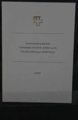 Schweiz Gemeinschaftsausgabe A, D, CH 1993, Lebensraum Bodensee, Sammelheft, Ersttagsheft Nr. 291a, ESST