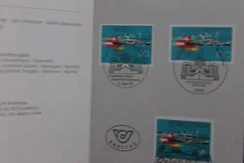 Schweiz Gemeinschaftsausgabe A, D, CH 1993, Lebensraum Bodensee, Sammelheft, Ersttagsheft Nr. 291a, ESST