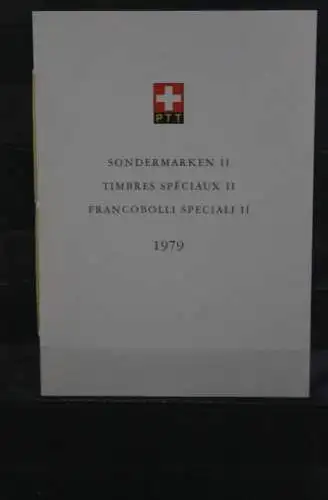 Schweiz Sondermarken II, 1979, Sammelheft, Ersttagsheft Nr. 169, ESST