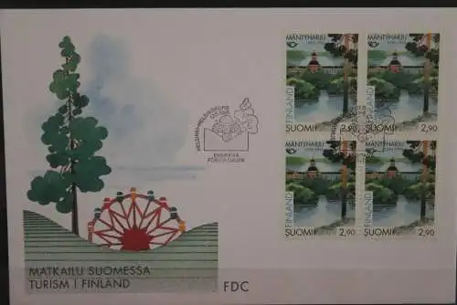 Finnland, NORDEN 1995, FDC, Vierfach-FDC, MiNr. 1302-03, selten