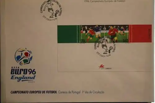 Portugal, Fußball-EM England 96, Block auf FDC