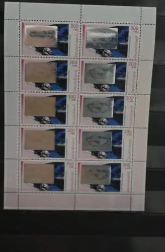 Deutschland, 1999, Hologramm, Für die Wohlfahrtspflege: Der Kosmos, MiNr. 2080-81, Zehnerbogen, MNH