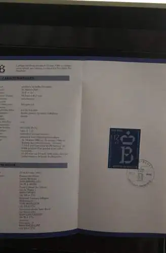 Belgien, Schwarzdruck, Ersttagsfaltblatt Nr. 4-1986: König Baudouin-Stiftung; Franz. Ausgabe