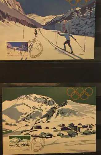 Liechtenstein, 1979, Olympische Winterspiele 1980 Lake Placid, 3 Maximumkarten