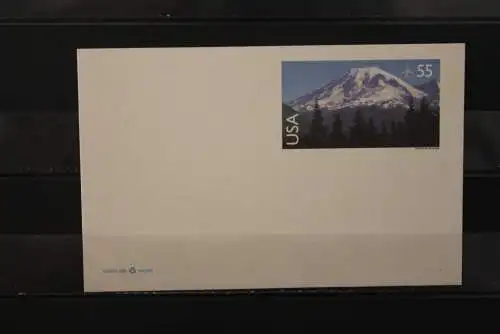 USA 1999, Ganzsache Mount Rainier Washington,  Luftpost, 55 C., ungebraucht