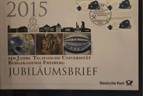 Deutschland; Jubiläumsbrief 2015: 250 Jahre Technische Universität Bergakademie Freiberg