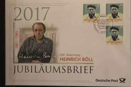 Deutschland; Jubiläumsbrief 2017: 100. Geburtstag Heinrich Böll