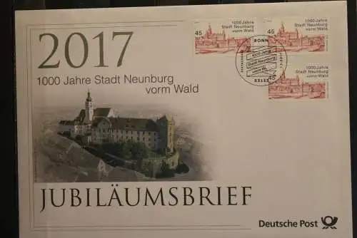 Deutschland; Jubiläumsbrief 2017: 1000 Jahre Stadt Neunburg vorm Wald