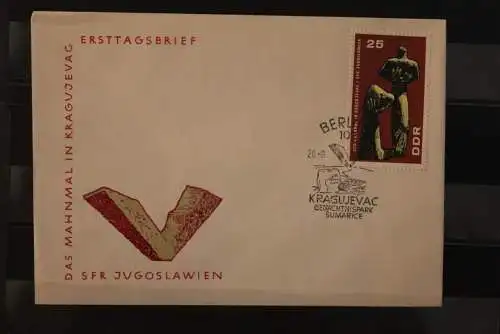 DDR; 1967, Gedenkstätte, MiNr. 1311; FDC