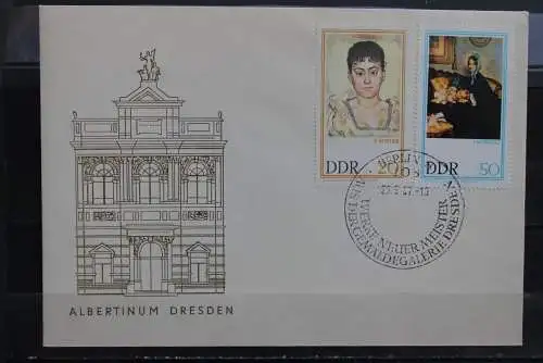 DDR; 1967, Staatl. Kunstsammlungen Dresden, MiNr. 1262-67,  FDC