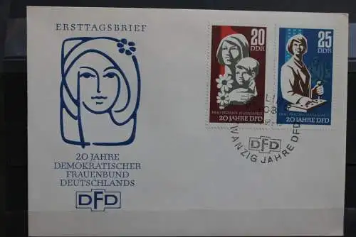 DDR; 1967, DFD,  MiNr. 1256-57; FDC