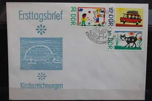 DDR; 1967, Kinderzeichnungen, MiNr. 1280-85; FDC