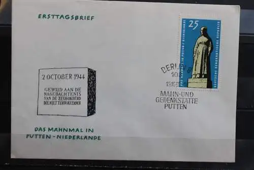 DDR; 1965, Gedenkstätte Putten, MiNr. 1141, FDC